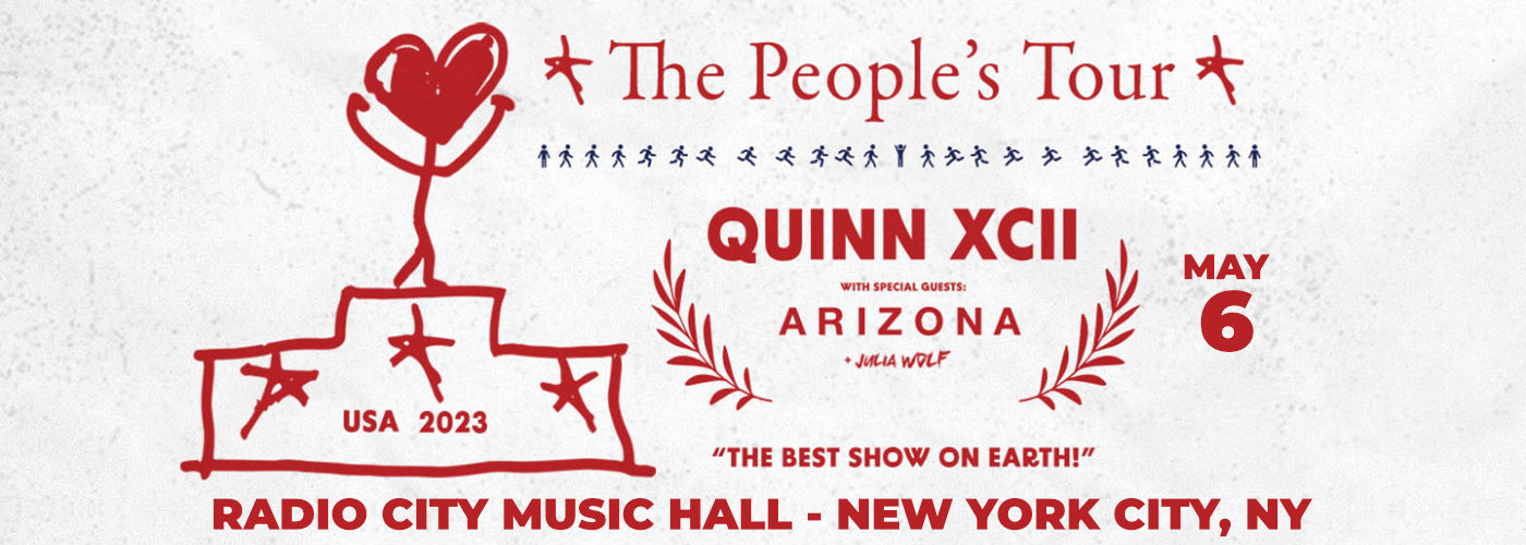 Quinn XCII, Arizona & Julia Wolf at Radio City Music Hall tickets Quinn XCII, Arizona & Julia Wolf at Radio City Music Hall