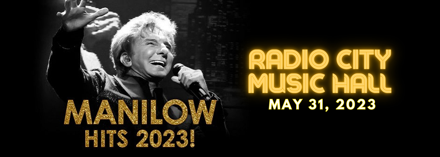 Barry Manilow at Radio City Music Hall tickets Barry Manilow at Radio City Music Hall