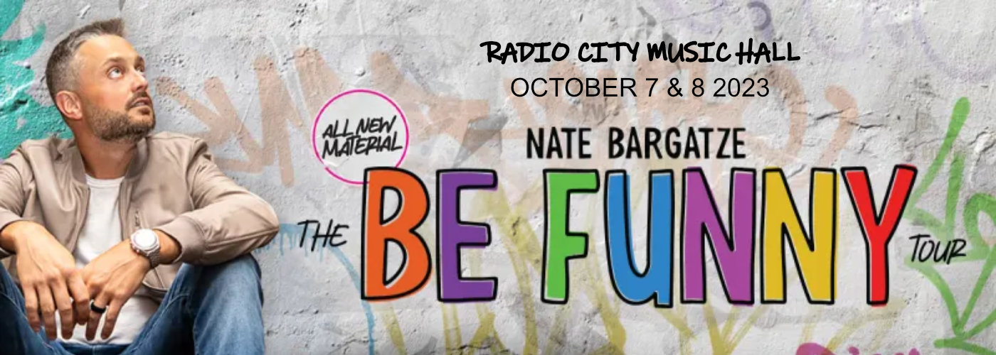 Nate Bargatze Tickets 2025 Brandon Rutherford