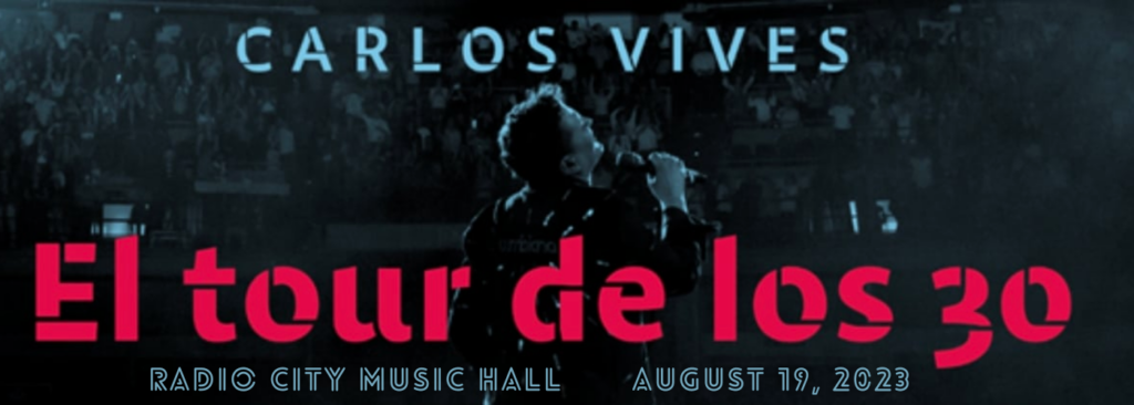 Carlos Vives at Radio City Music Hall