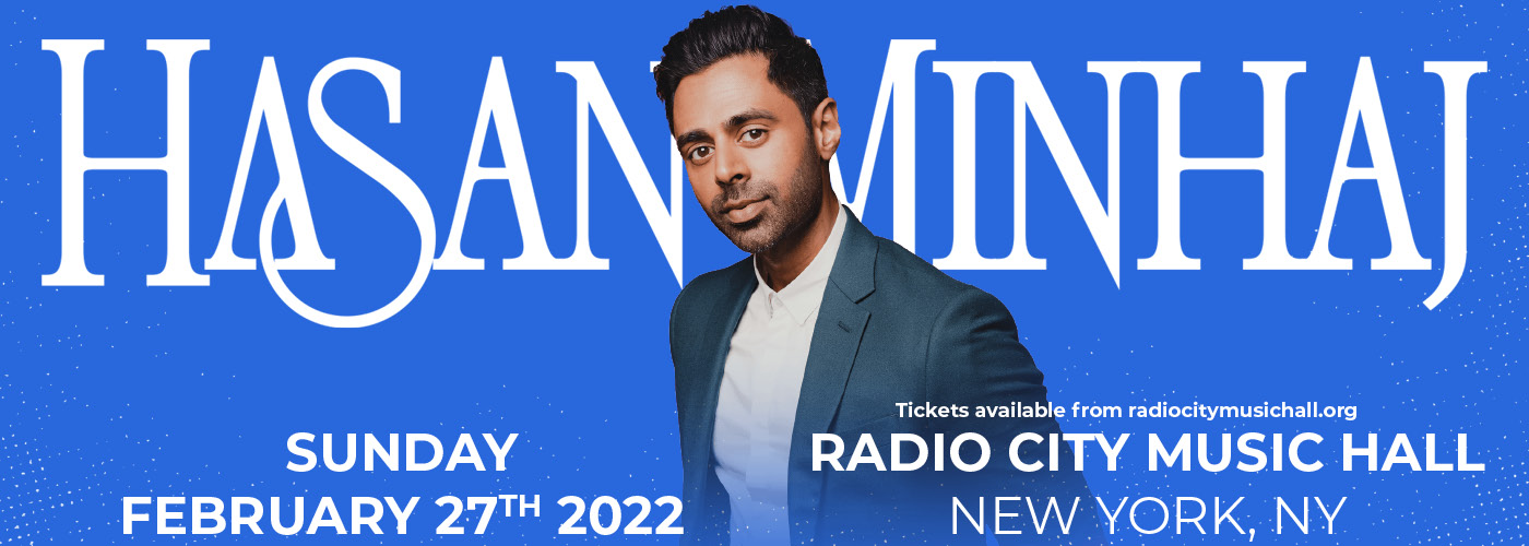 Hasan Minhaj The Kings Jester Tickets 27th February Radio City