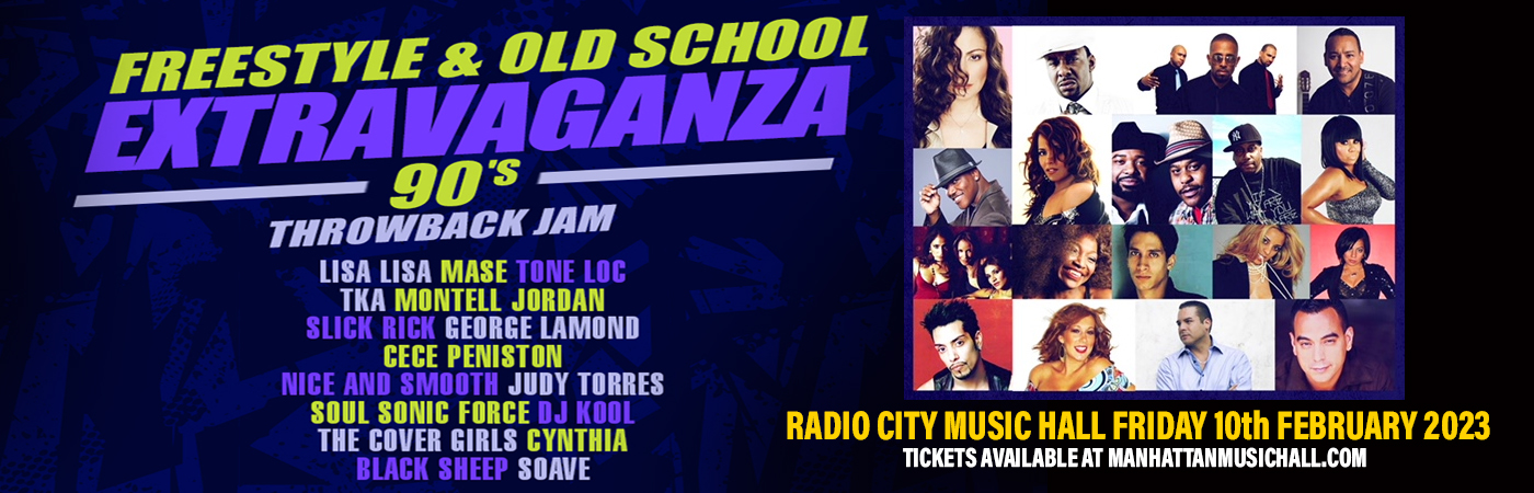Freestyle & Old School Extravaganza at Radio City Music Hall tickets Freestyle & Old School Extravaganza at Radio City Music Hall