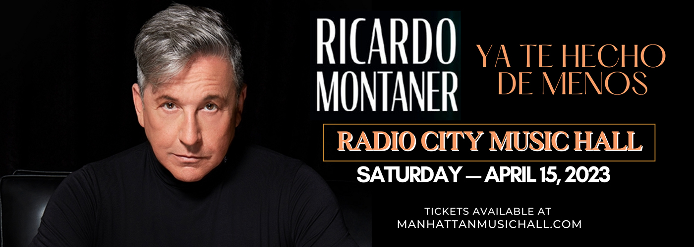 Ricardo Montaner at Radio City Music Hall tickets Ricardo Montaner at Radio City Music Hall