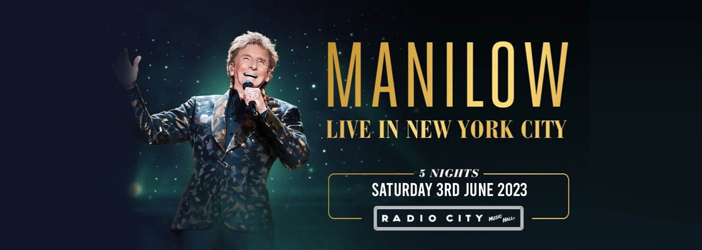 Barry Manilow at Radio City Music Hall tickets Barry Manilow at Radio City Music Hall