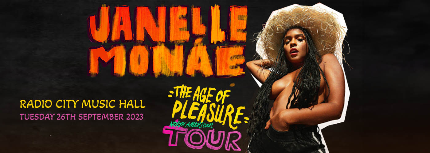 Janelle Monae at Radio City Music Hall tickets Janelle Monae at Radio City Music Hall