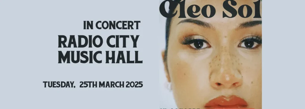 Cleo Sol at Radio City Music Hall