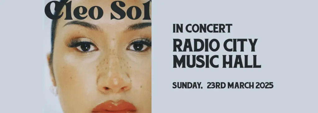 Cleo Sol at Radio City Music Hall