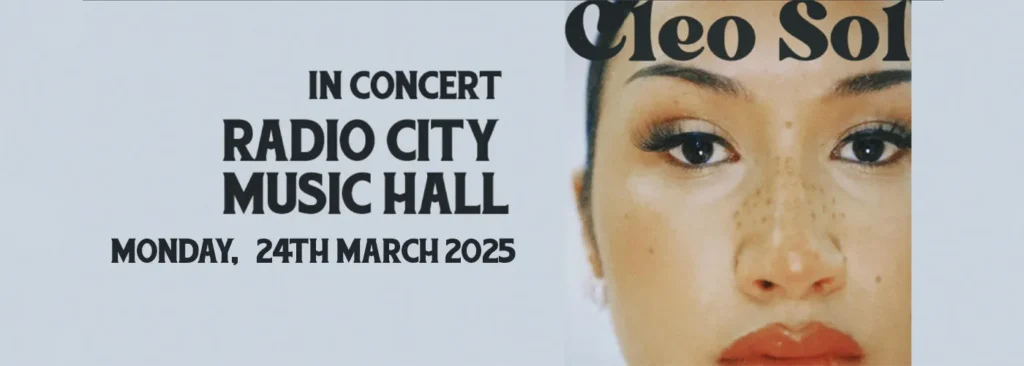 Cleo Sol at Radio City Music Hall