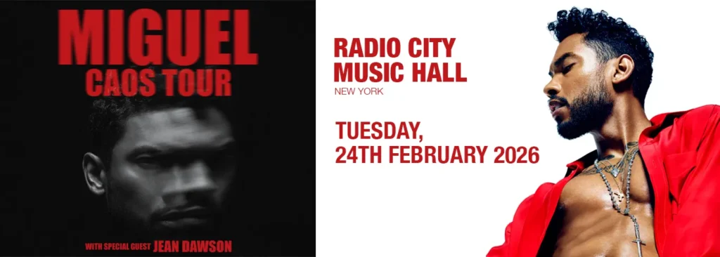 Miguel at Radio City Music Hall