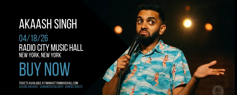 Akaash Singh at Radio City Music Hall